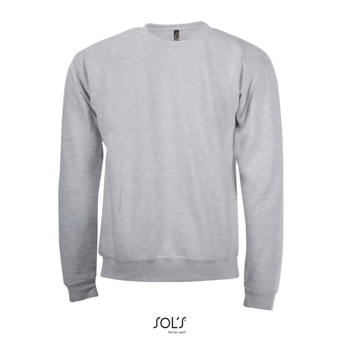 Pull homme molletonné publicitaire 260g - SPIDER Gris Chiné Ii